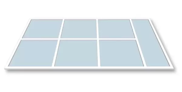 <b>Vacumm table zone</b><br/>Seven partition vacuum adsorption table, the suction distribution is more uniform, and the small plate is not easy to deviate