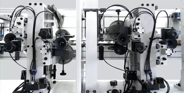 <b>Double scraping edge mechanism</b><br/>It is used to eliminate the ripple marks caused by the non-linear motion of trimming, making the upper and lower parts of the board smoother and tidier.