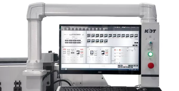 <b>PC-based control system</b><br/>The 23.8-inch HMI touchscreen is clear and user-friendly and displays system faults in graphics and text for quick troubleshooting.