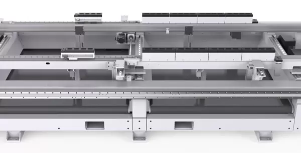 <b>Automatic positioning adsorption table</b><br/>Automatic adjustment of table length and width
