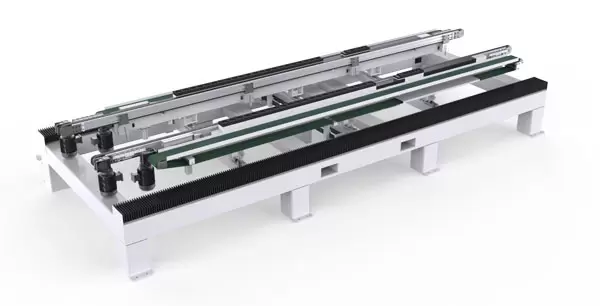 【Vacuum sucker working table】Adjust sawing according to panel size, prevent destorying the working table