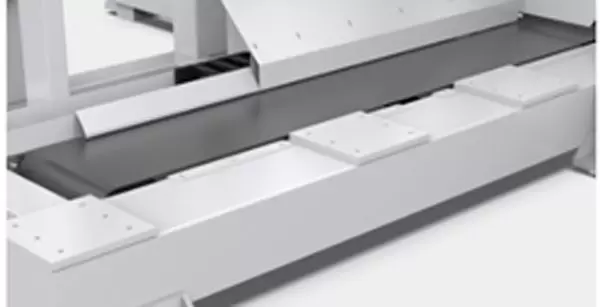 <b>Belt conveyor dust collection</b><br/>Centralized remove all dust which fall into machine.