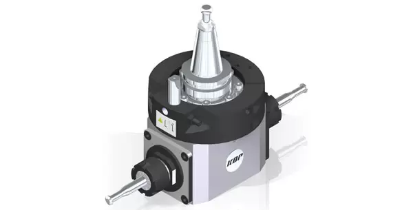<b>2-way aggregate</b><br/>It can accommodate profiling cutters such as grooving cutters, Lamello groove cutters, and lock connector slot cutters for panel side machining.