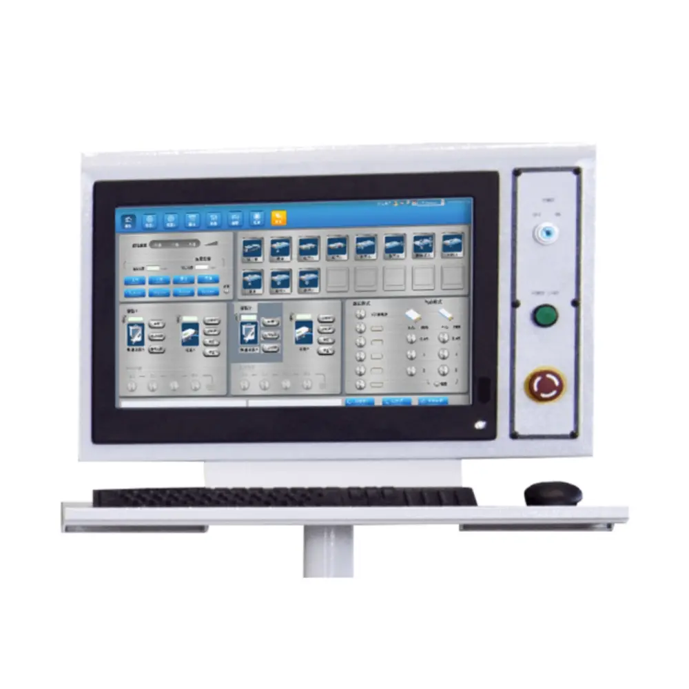 <b>PC-based control system</b><br/>The HMI touchscreen is clear and user-friendly and displays system faults in graphics and text for quick troubleshooting.