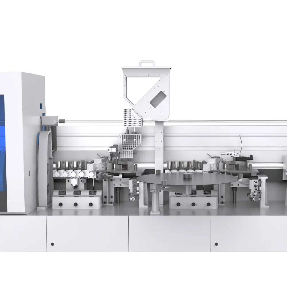 <b>No-clean dual-color PUR glue pot + upper melting unit</b><br/>Dual gluing systems enable fast switching between multiple glue types. 