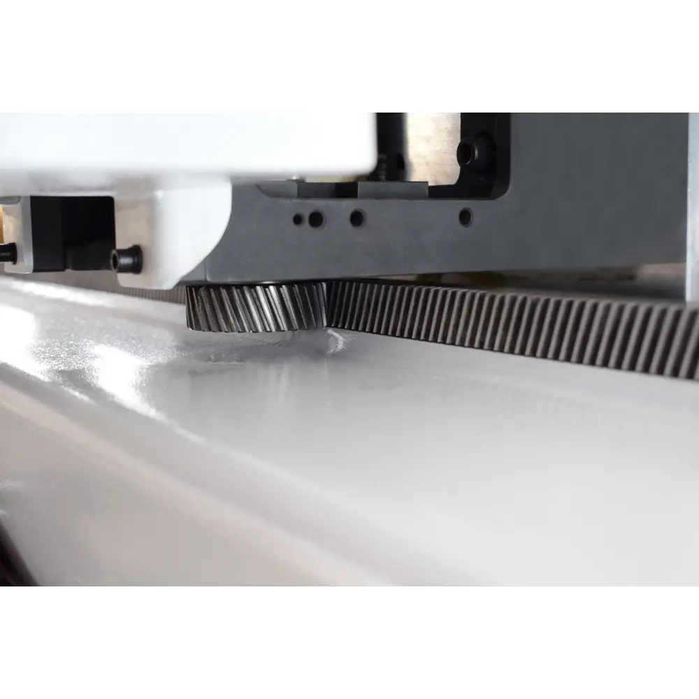 <b>Motion mechanism</b><br/>Transmission mechanism: X/Y axis adopts high-precision helical gear rack.