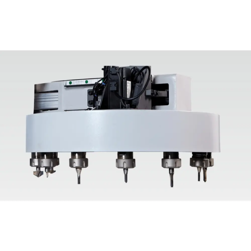 <b>Tools Changers</b><br/>12-post rotary ATC ,quick changeover and high accuracy and stability.
