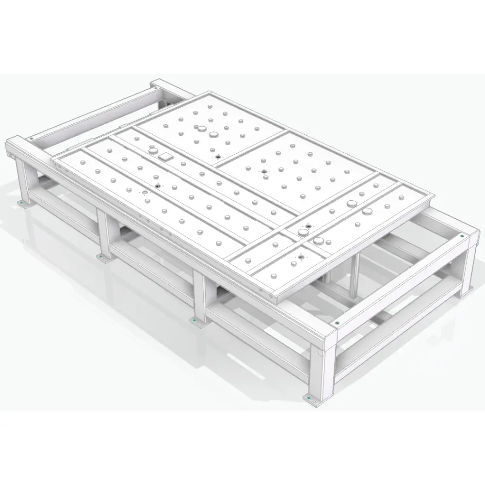 <b>Vacuum chanmber,Rigid frame</b><br/>The machine frame with annealing treatment ensures stable and reliable running;Refined vacuum zones guarantee stronger absorption, improving stablility.