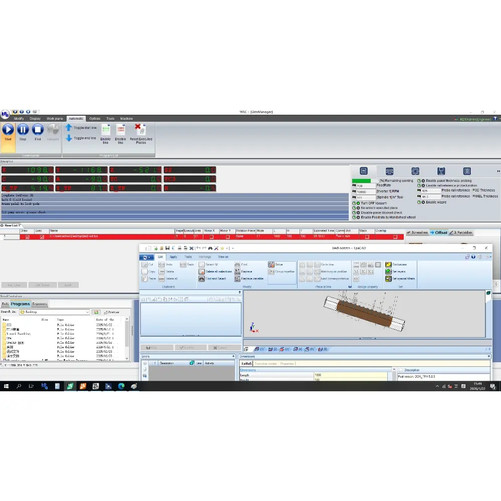 <b>Control System</b><br/>TPA control system, built-in graphic operation.
