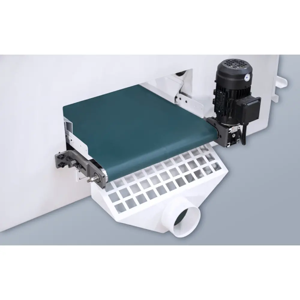 <b>Dust Collection System</b><br/>Dust and chips automatically collects and removes.